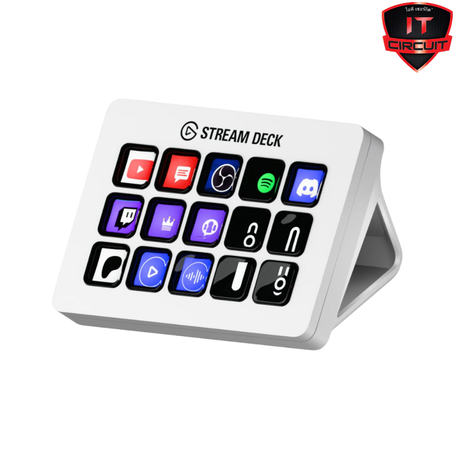 KEYPAD (แผงแป้นพิเศษ) ELGATO STREAM DECK MK.2 (WHITE) (10GBA9911)