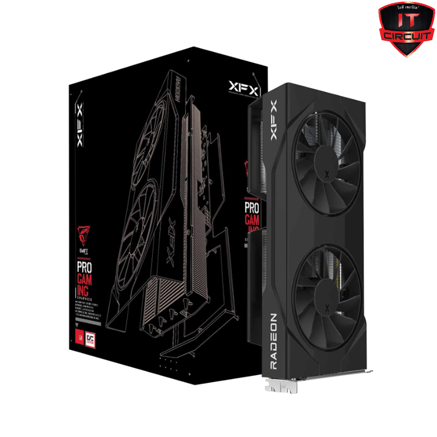 VGA (การ์ดจอ) XFX RADEON RX 9060XT SWIFT OC - 8GB GDDR6 SN101025A120Z