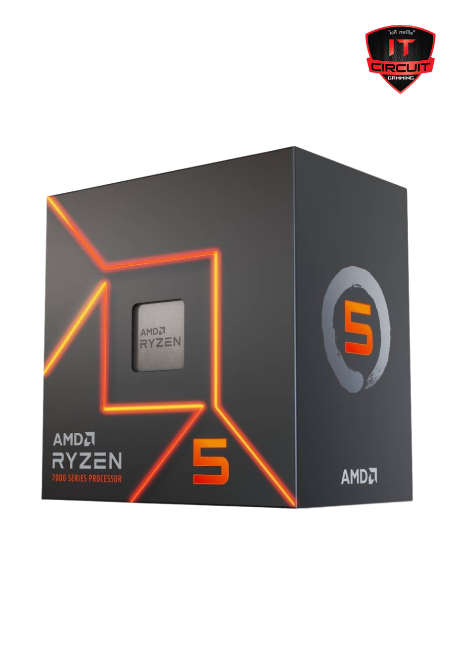 CPU (ซีพียู) AMD RYZEN 5 7500F - 6C 12T 3.7-5.0GHz SN241025B110Y