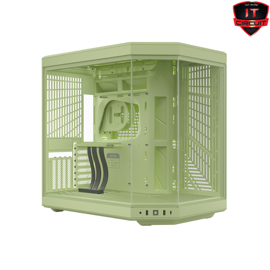CASE (เคส) HYTE Y70 WITH RISER NON LCD MATCHA MILK (GREEN)(E-ATX) SN211025B600Y