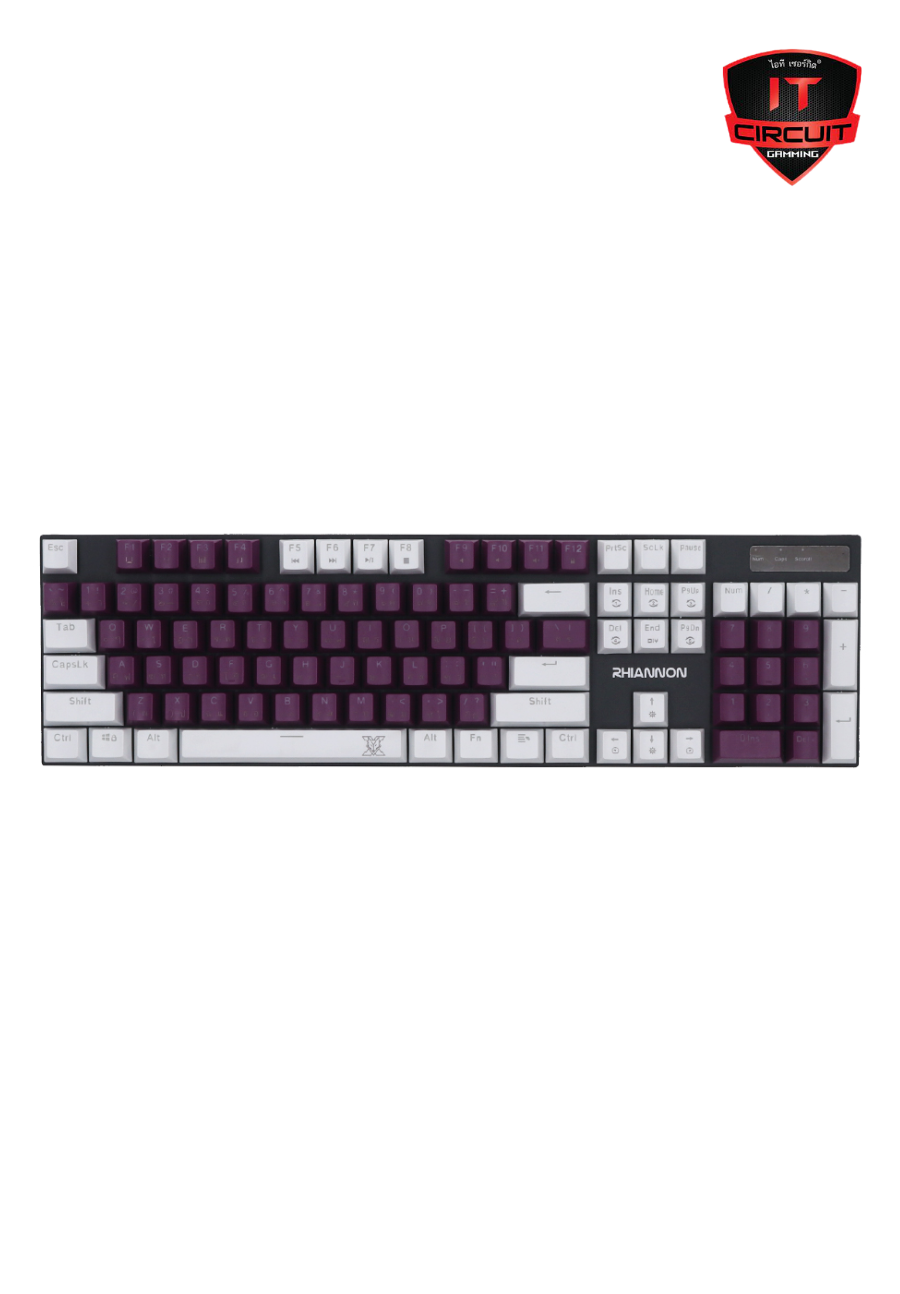 KEYBOARD NUBWO-X X62 RHIANNON PURPLE-WHITE (BLUE SWITCH) SN24925T120H