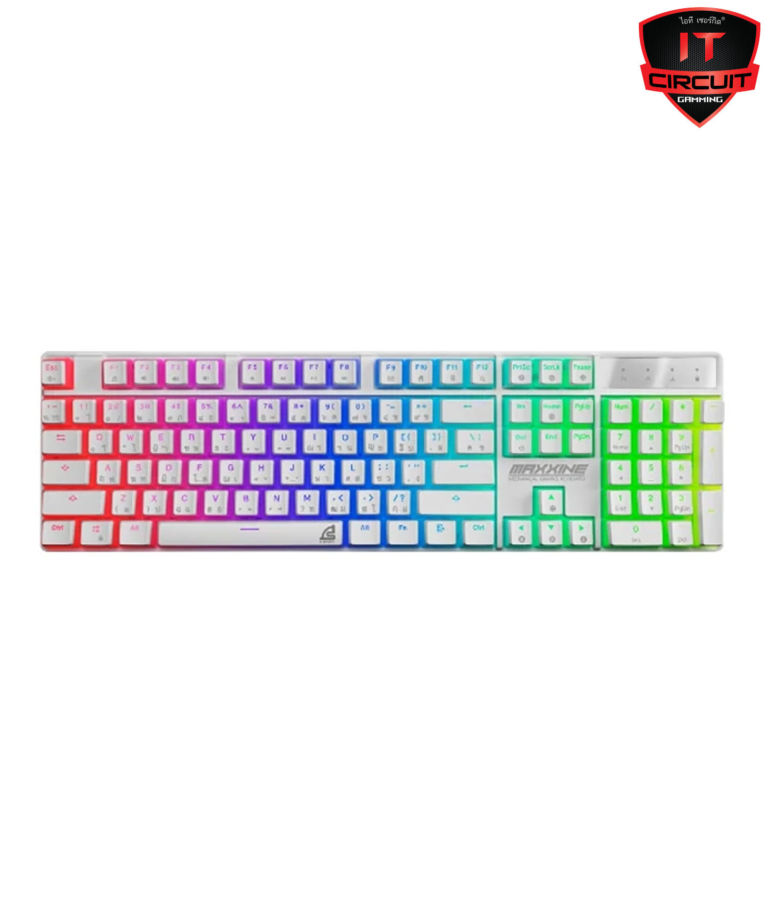 KEYBOARD SIGNO KB-731W R MAXXINE - RED-SWITCH