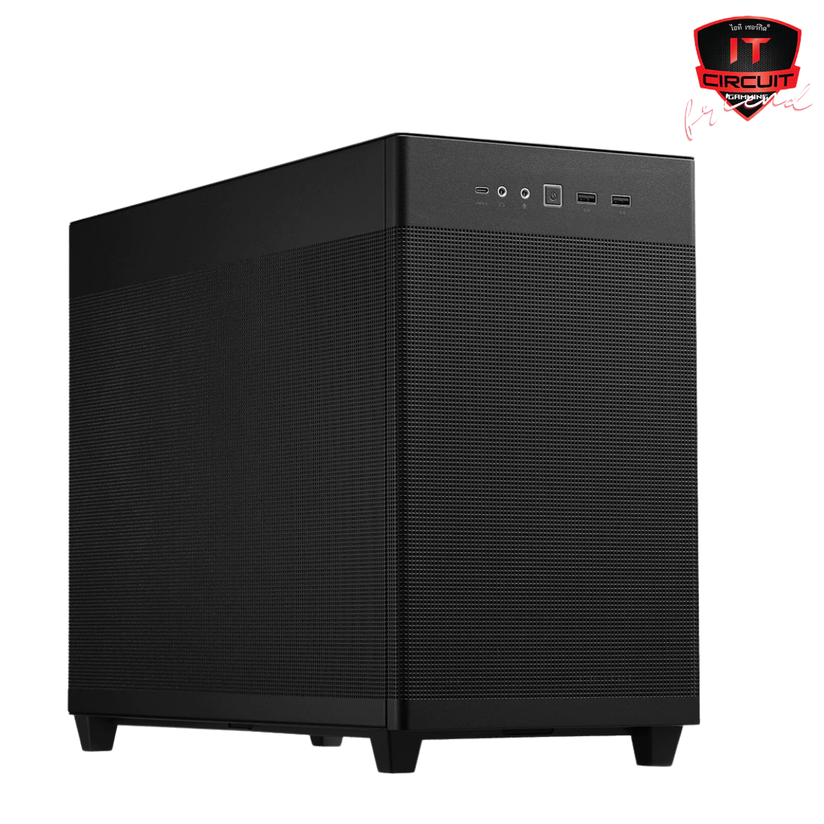 CASE (เคส) ASUS PRIME AP201 (BLACK) (MICRO-ATX)