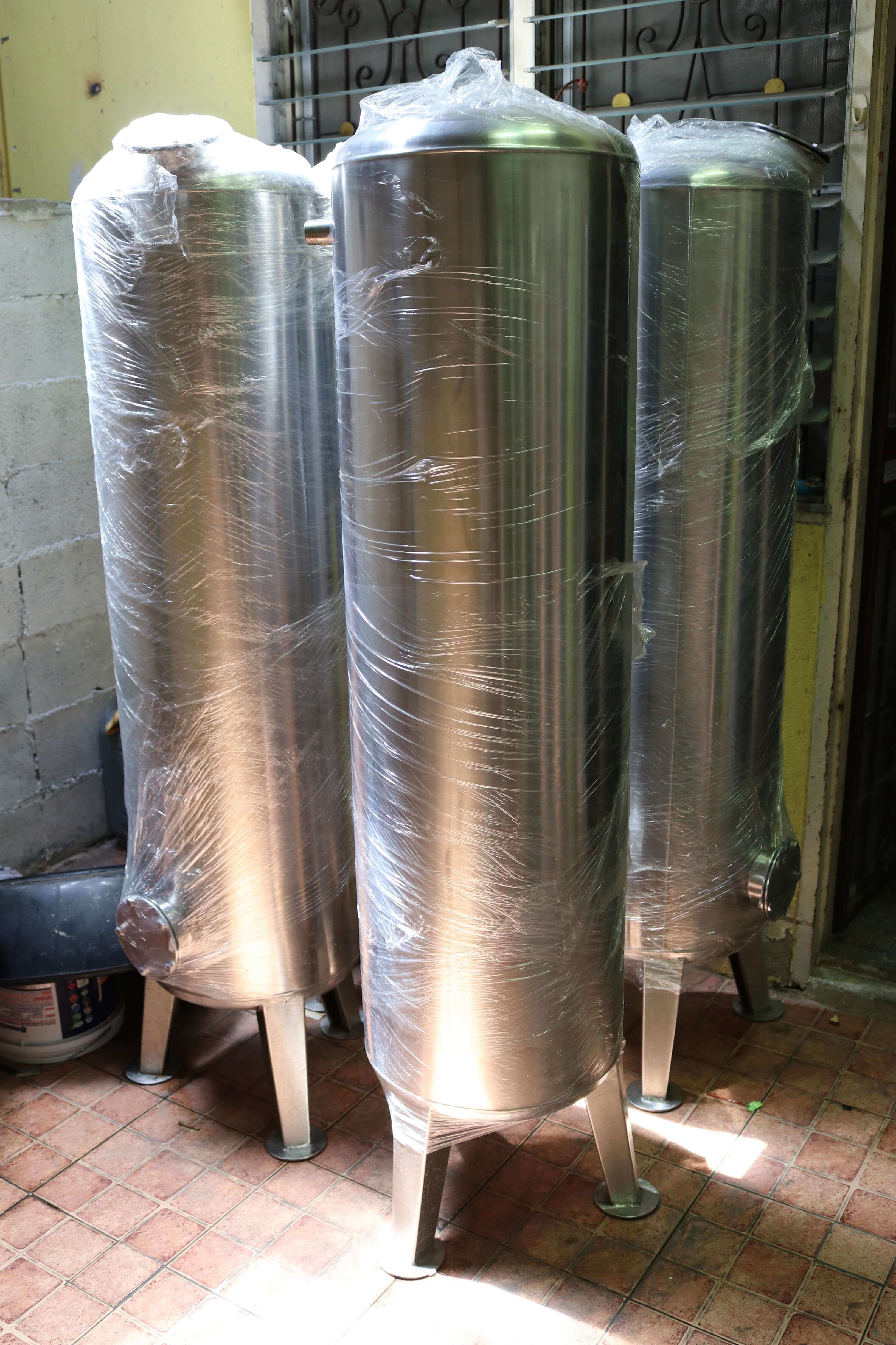 ถังกรองสแตนเลส24นิ้วหนา2มม