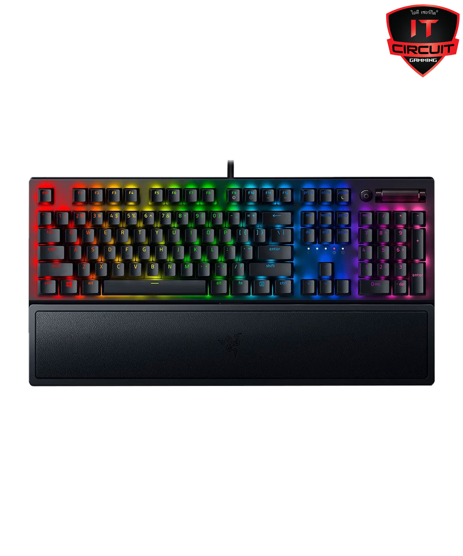 KEYBOARD RAZER BLACKWIDOW V3 GREEN SWITCH(TH)(RZ03-03541600-R3V1)
