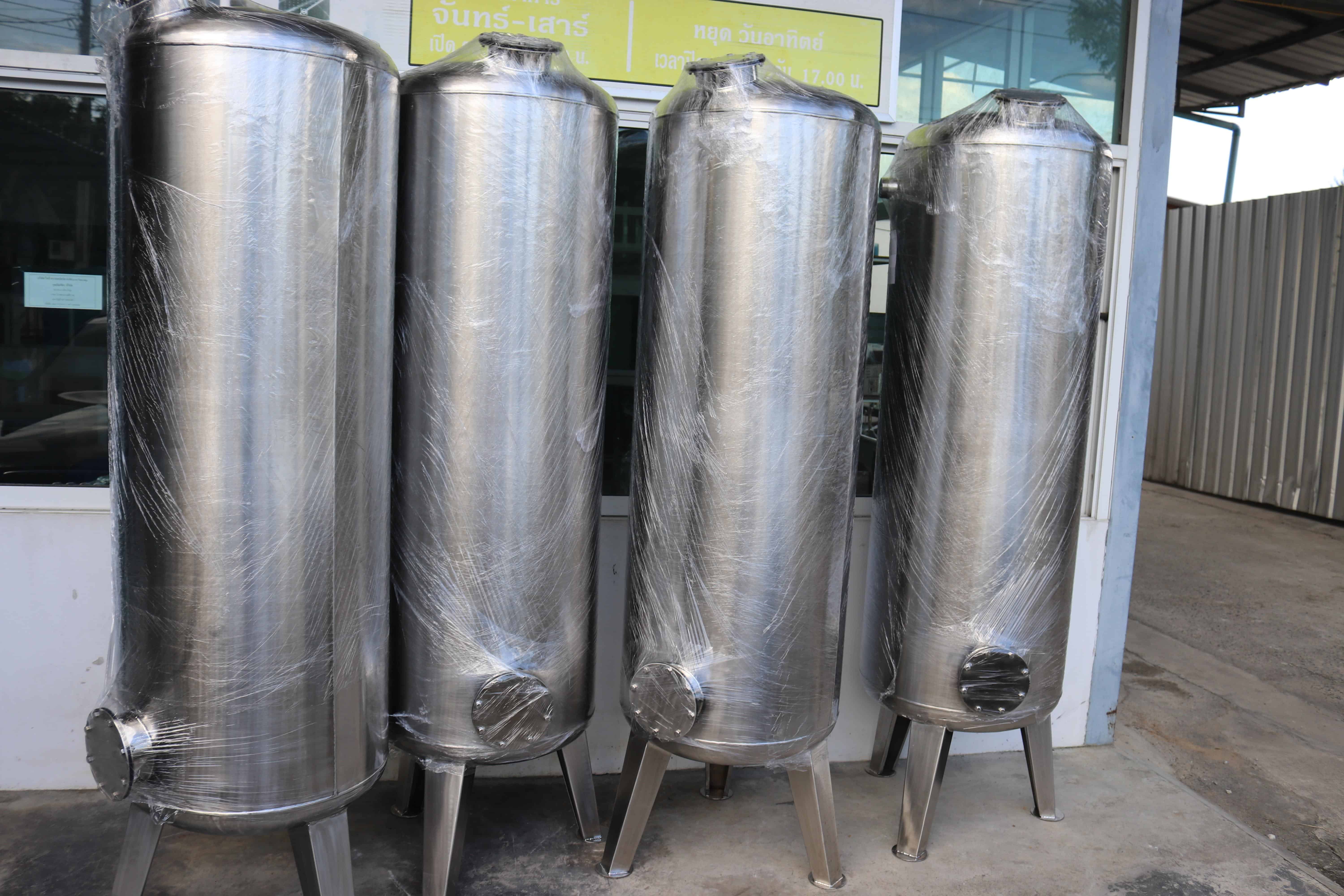 ถังกรองสแตนเลส26นิ้วหนา3มม