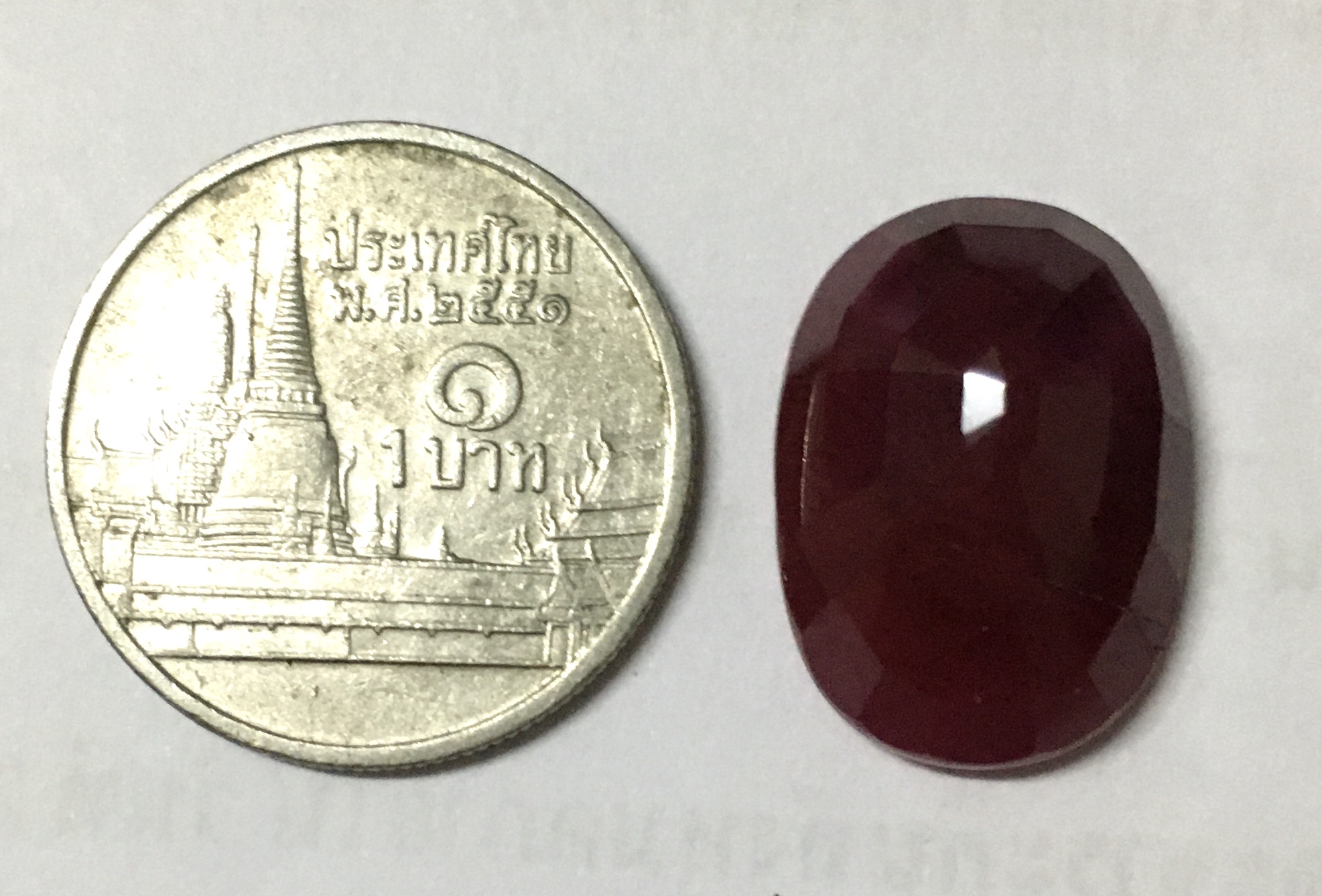 BIG RUBY ทับทิมแท้ 14.056 กะรัต พลอยพม่าแท้ พลอยสีแดงเลือดนกเนื้อฉ่ำ ผิวสวยเนียนกริบ