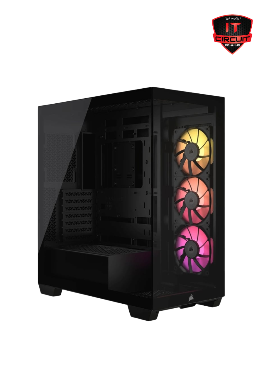 ATX CASE (NP) CORSAIR 3500X RGB TEMPERED GLASS BLACK SN031025T470H