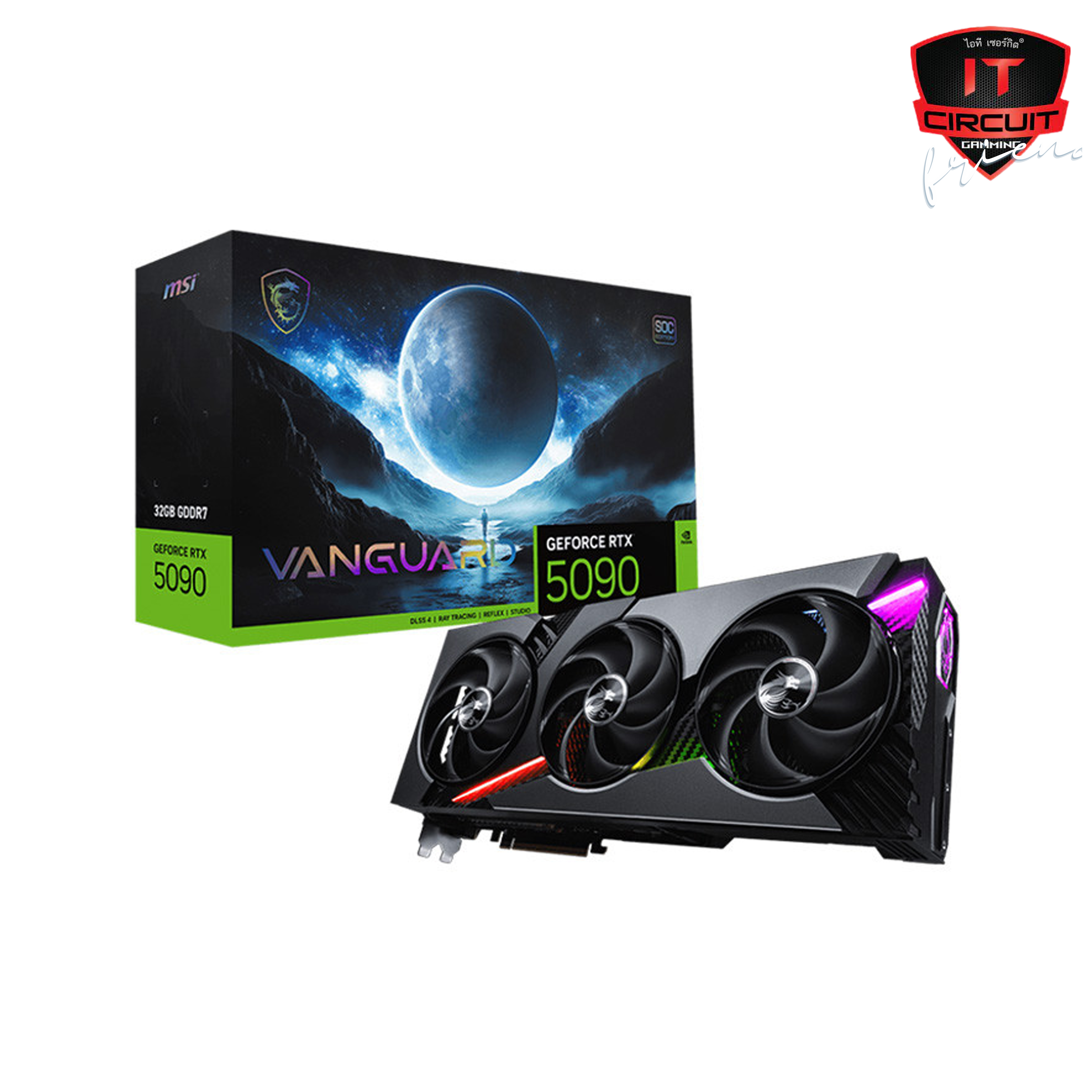 VGA(การ์ดจอ) MSI GEFORCE RTX 5090 VANGUARD SOC - 32GB GDDR7