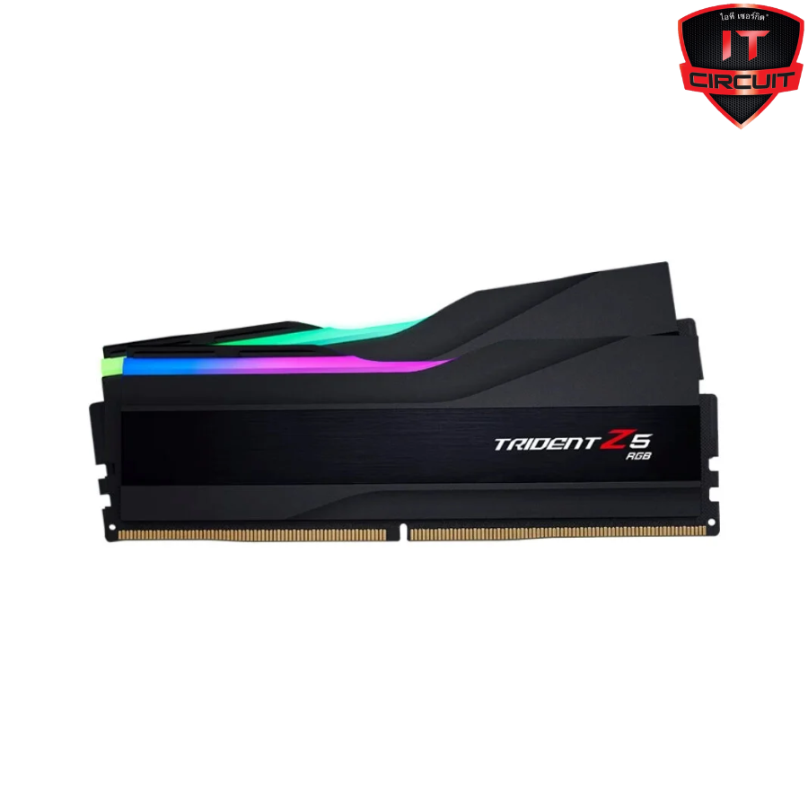 RAM (แรม) DDR5(6400) 48GB (24GBx2) G.SKILL TRIDENT Z5 RGB BLACK SN031025T10H