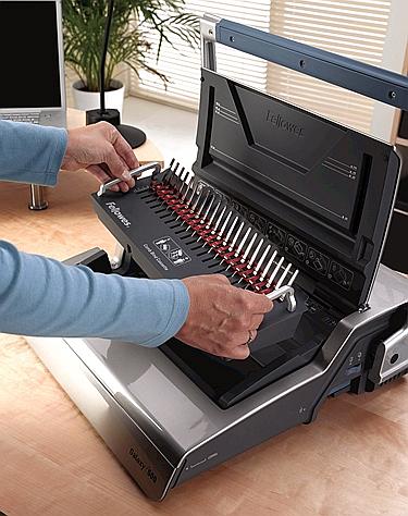 เครื่องเจาะกระดาษไฟฟ้าและเข้าเล่มมือโยก Fellowes รุ่น Galaxy E 500