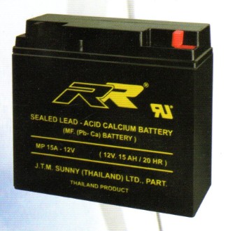 แบตเตอรี่ UPS 12V 15Mh สำหรับเครื่องสำรองไฟ