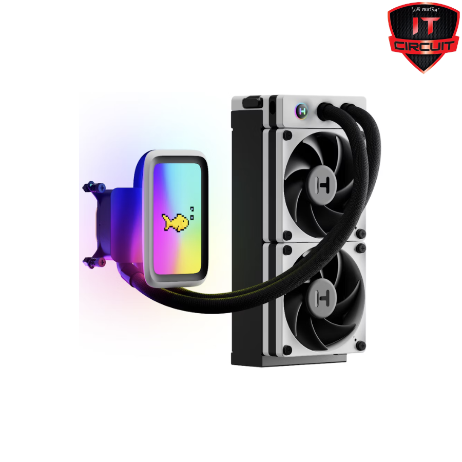 LIQUID COOLING (ชุดน้ำปิด) HYTE THICC Q60 240MM IPS DISPLAY SN061025T700H