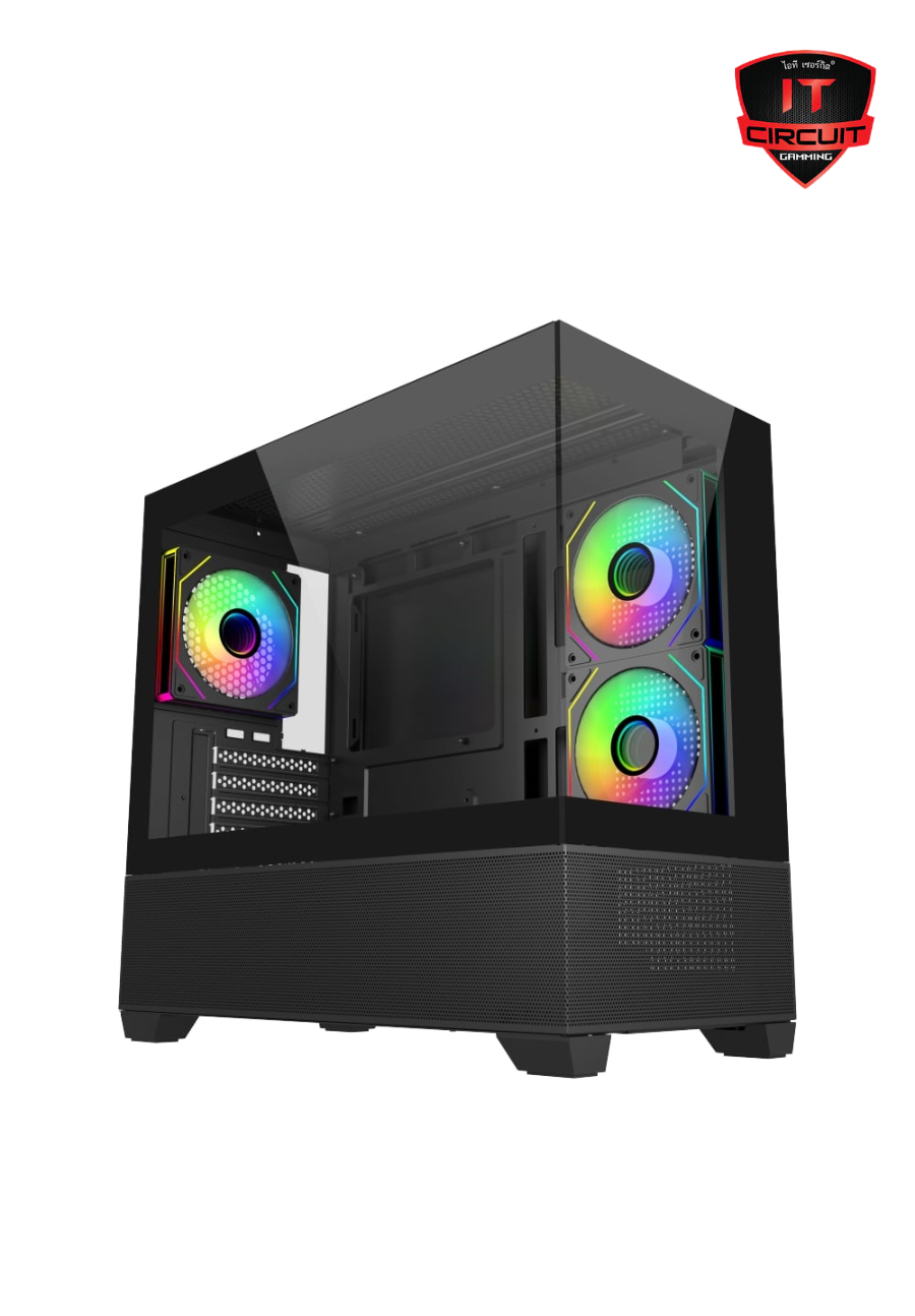mATX CASE (เคส) (NP) COOLER MASTER ELITE 490 BLACK SN181025B140Y