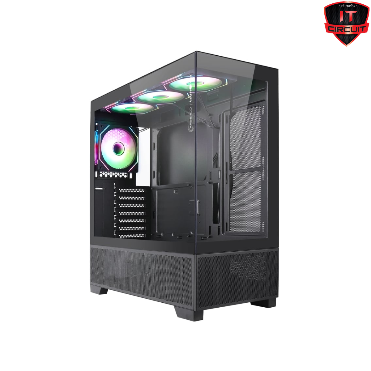ATX CASE (เคส) (NP) TSUNAMI RASCENCO BLACK SN181025B180Y