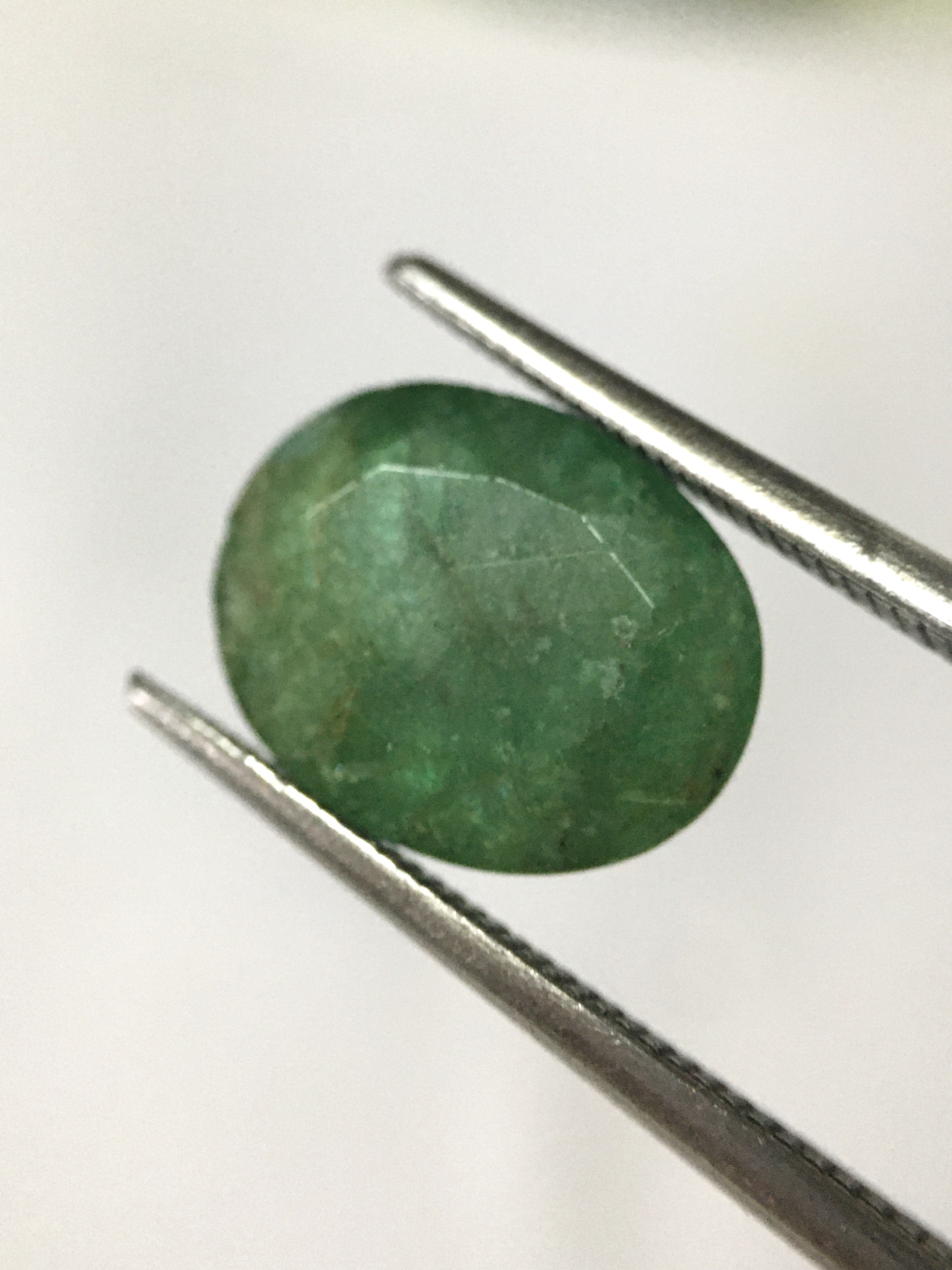 EMERALD มรกต แท้ 3.48 กะรัต พลอยแท้ สีเขียวสดสวย พลอยสวยน่าสะสม