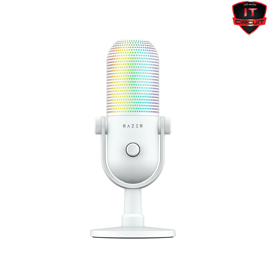 MICROPHONE (ไมค์เกมิ่ง) RAZER SEIREN V3 CHROMA WHITE (USB-C) SN071025T200H