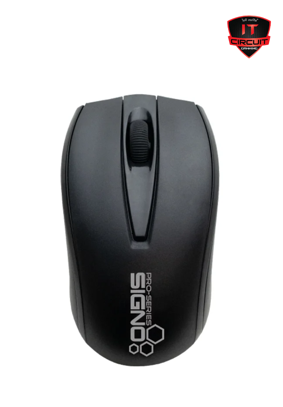 MOUSE (เมาส์) SIGNO MO-270BLK BLACK SN031025T109H