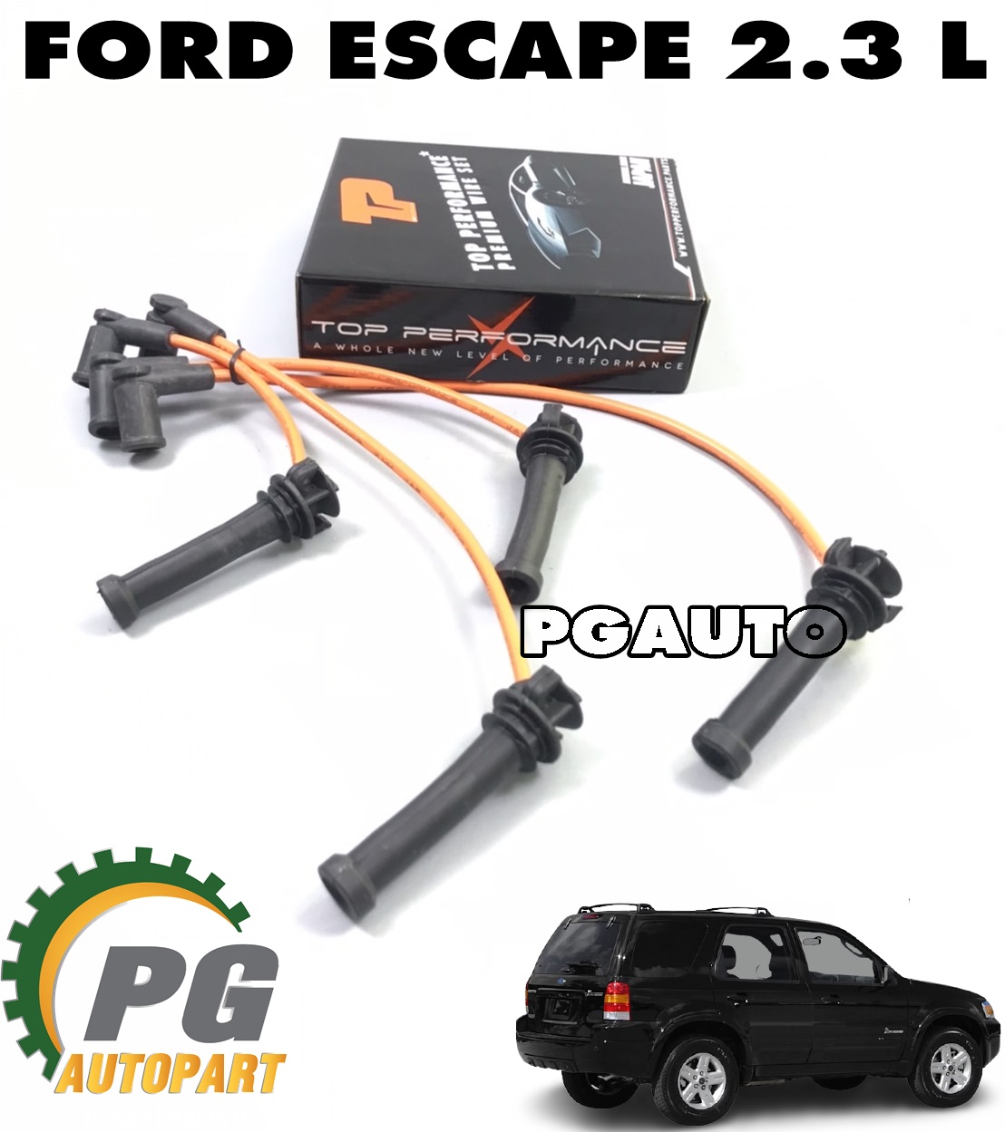 สายหัวเทียน FORD ESCAPE ปี 2003-2010 2.3 L (1 ชุด) TOP / รูปจริง