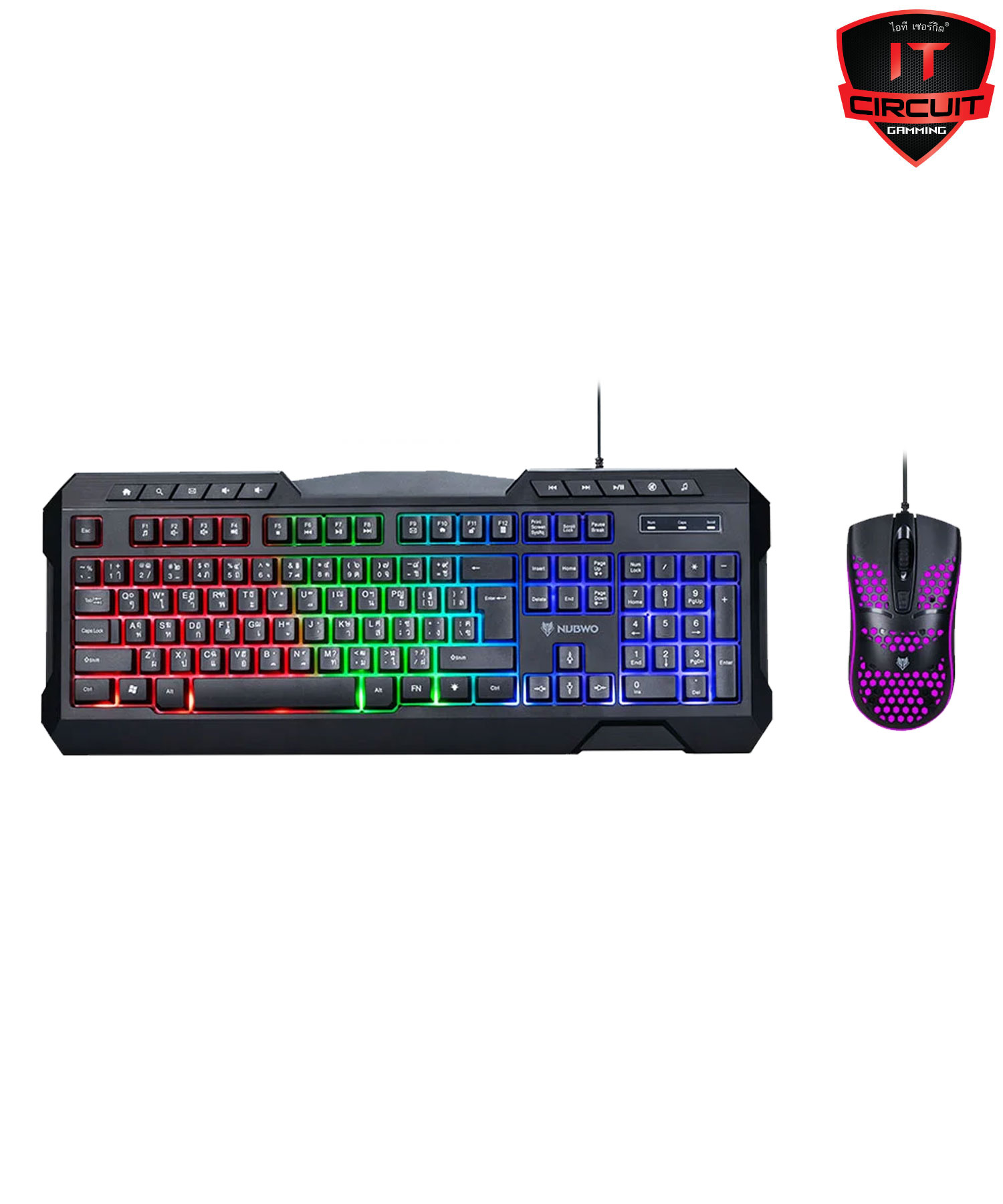 2IN1 USB NUBWO NKM634 SAVITAR BLACK