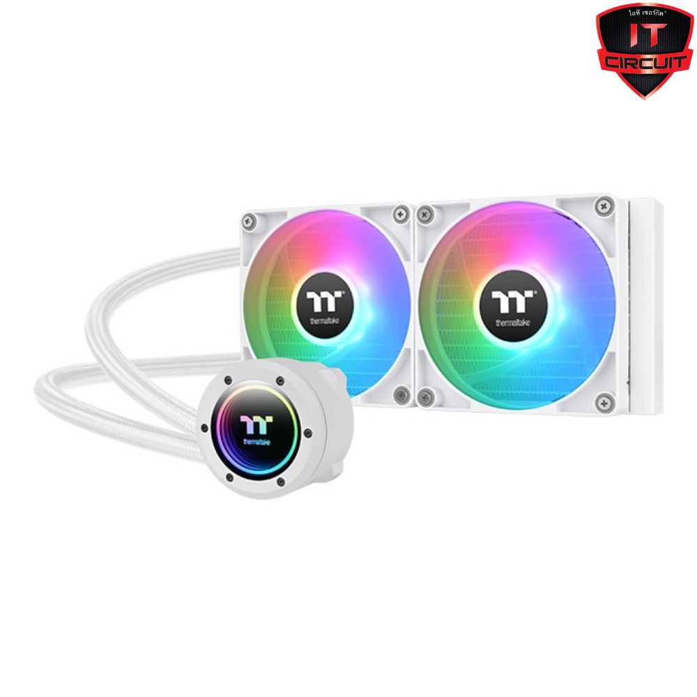 LIQUID COOLER (ชุดน้ำปิด) THERMALTAKE TH240 V2 ARGB SYNC SNOW EDITION