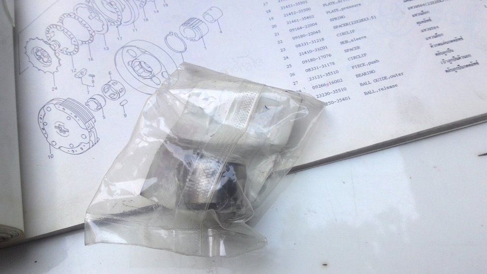 ถ้วยลูกปืนคลัชตัวใน ซูซูกิ คริสตัล RC110 Crystal