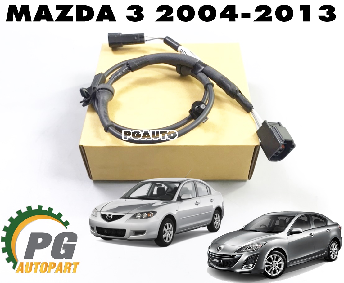 สายเซ็นเซอร์ ABS เบรคหน้า LH/RH MAZDA 3 BK,BL ปี 2004-2013 (1 ชิ้น) แท้ / รูปจริง