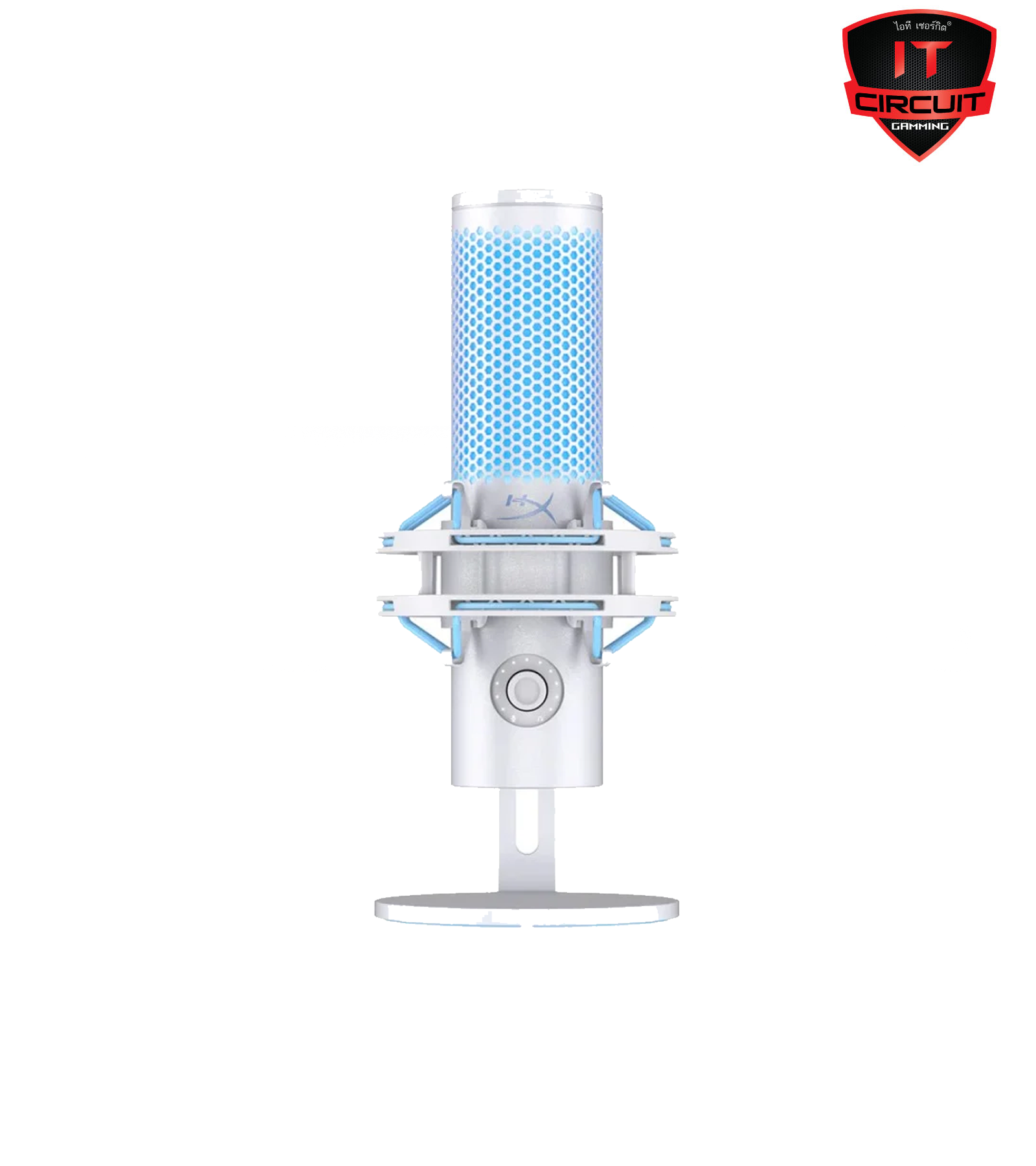 MICROPHONE (ไมค์เกมมิ่ง) HYPERX QUADCAST 2 WHITE (USB-C) SN071025T600H