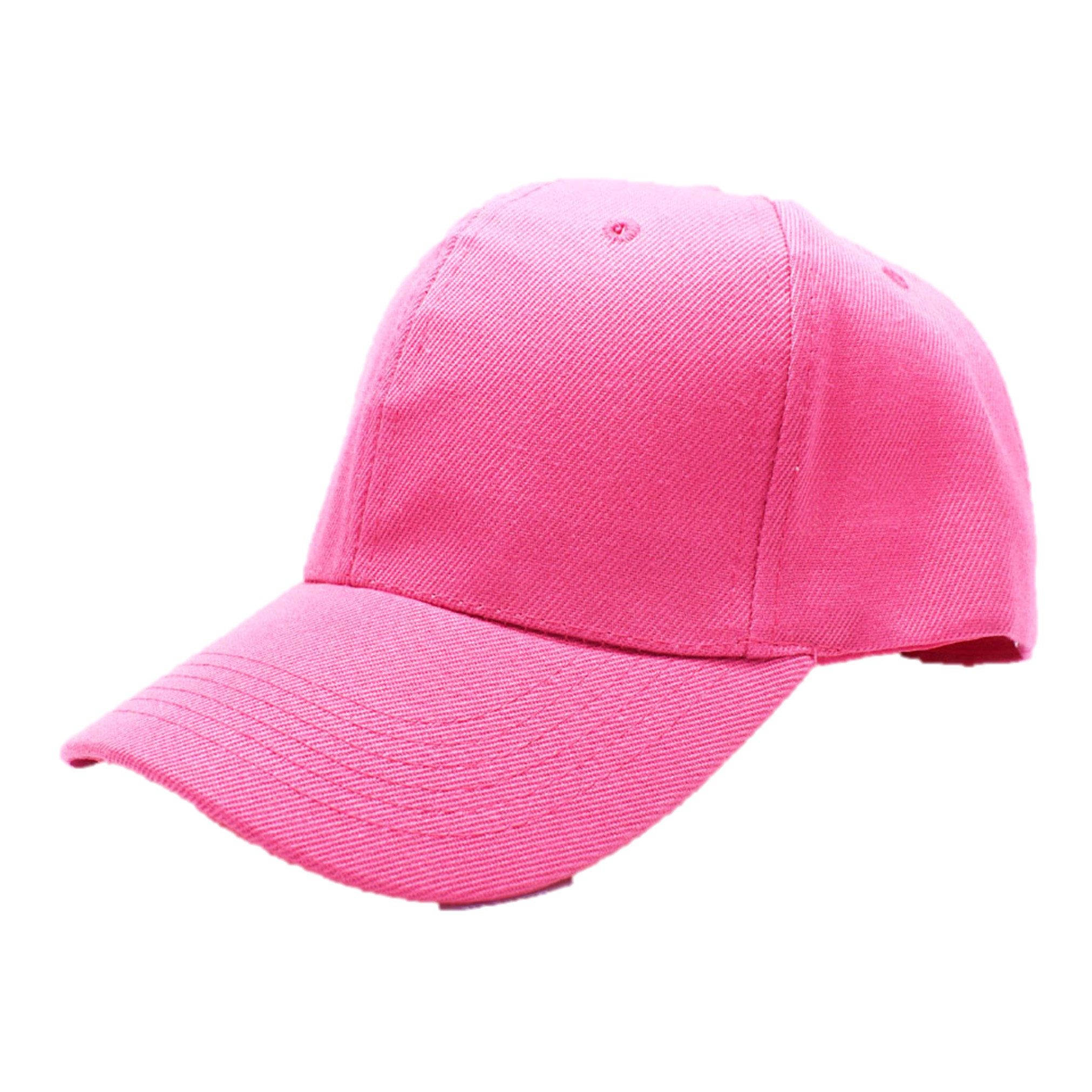 หมวกแก็ปสีชมพูเข้ม