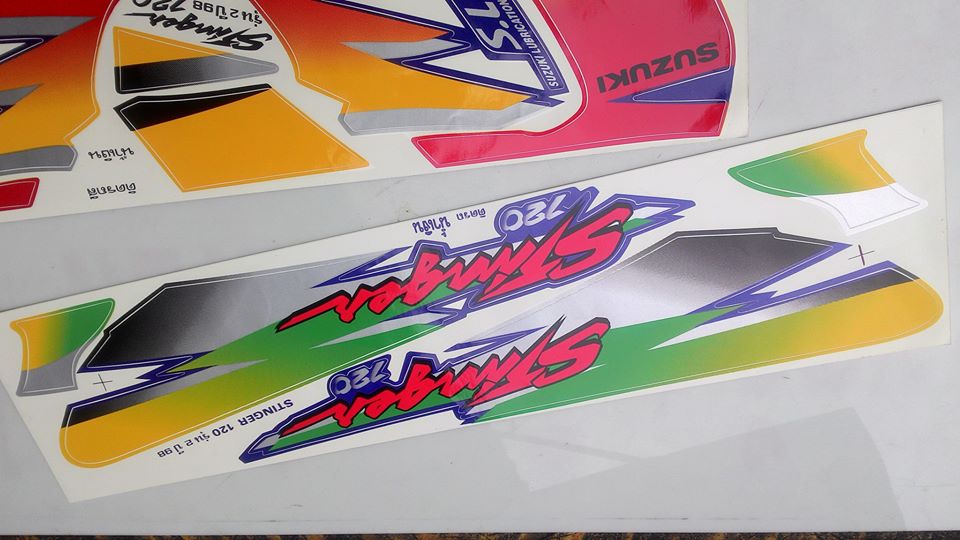 สติกเกอร์ ซูซูกิ สติงเกอร์ Stinger รุ่น 2 ปี 98