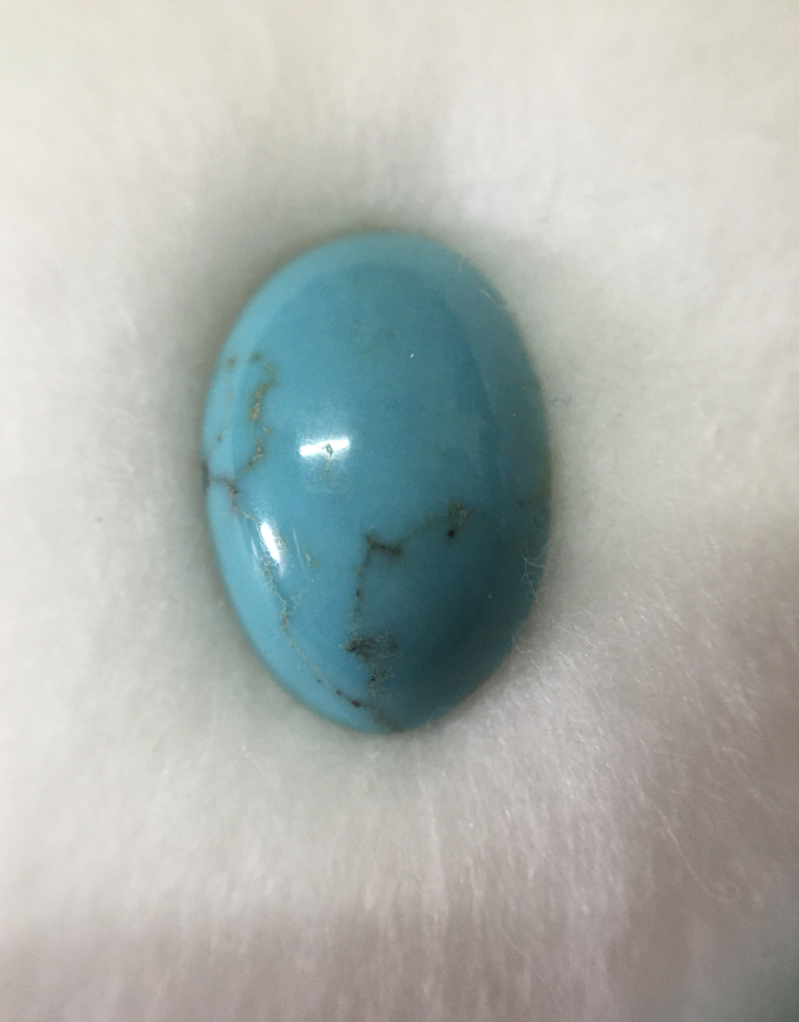 (ลดพิเศษ ทุกเทศกาล) เทอคอยซ์ แท้ 7 กะรัต สีฟ้าพาสเทล สวยหวาน มีลายตามธรรมชาติ ไม่พอใจยินดีคืนเงิน