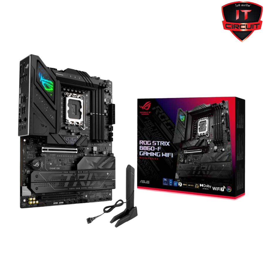 MAINBOARD (เมนบอร์ด) ASUS ROG STRIX B860-F GAMING WIFI (INTEL SOCKET 1851 DDR5 ATX) SN27925T110H