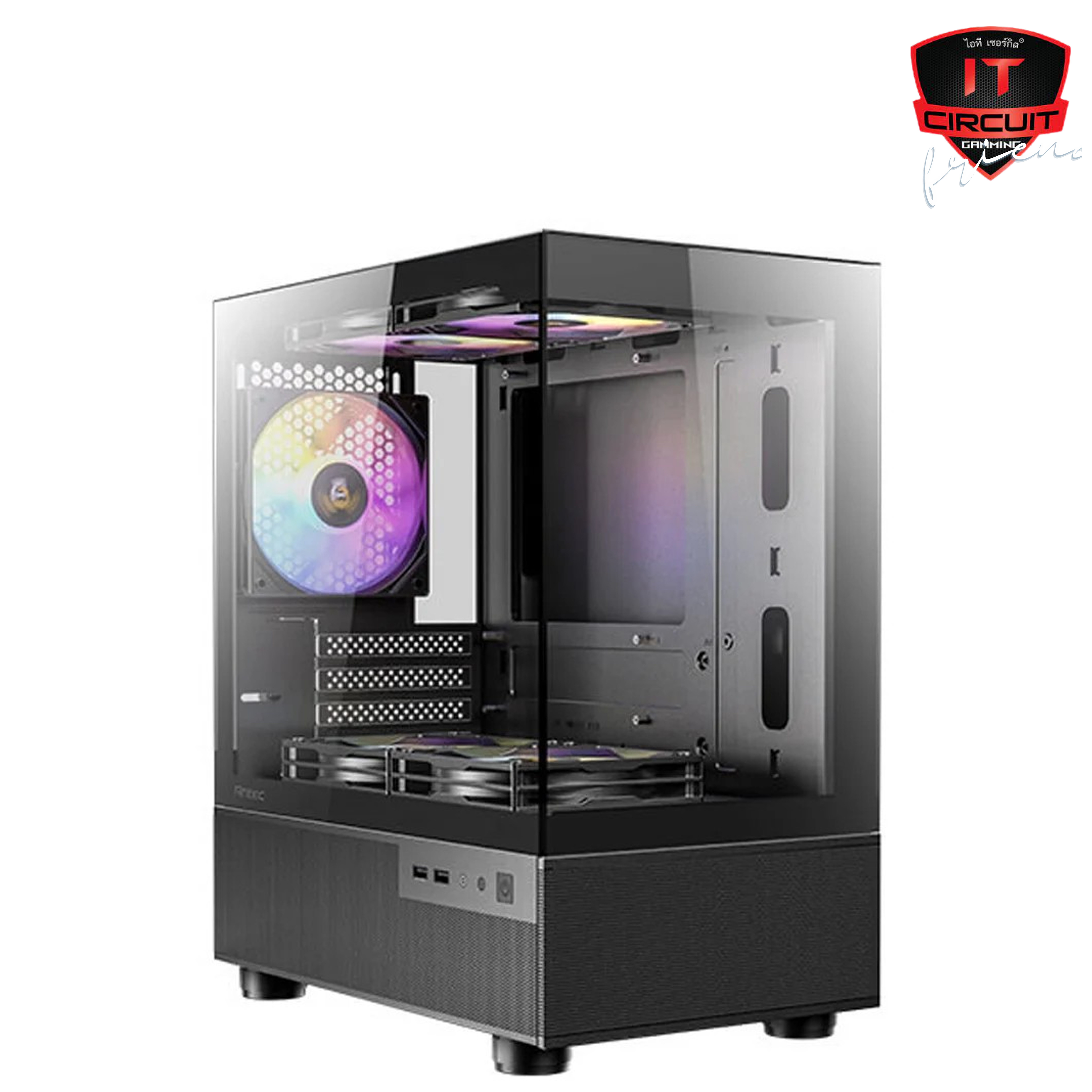 CASE (เคส) (NP) ANTEC CX200M RGB ELITE BLACK (mATX)