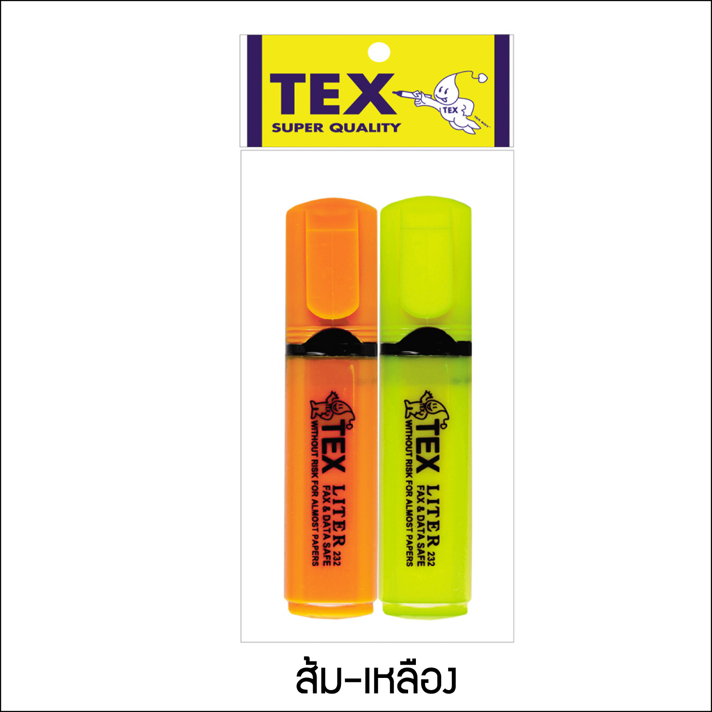 TEX LITER แพ็ค 2 ด้าม (มีให้เลือก 7 สี)