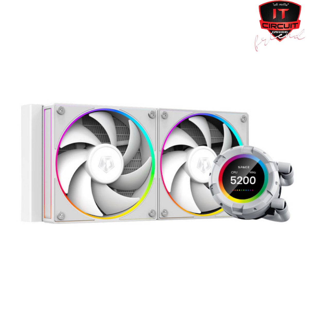 LIQUID COOLER (ชุดน้ำปิด) ID-COOLING SL240 WHITE