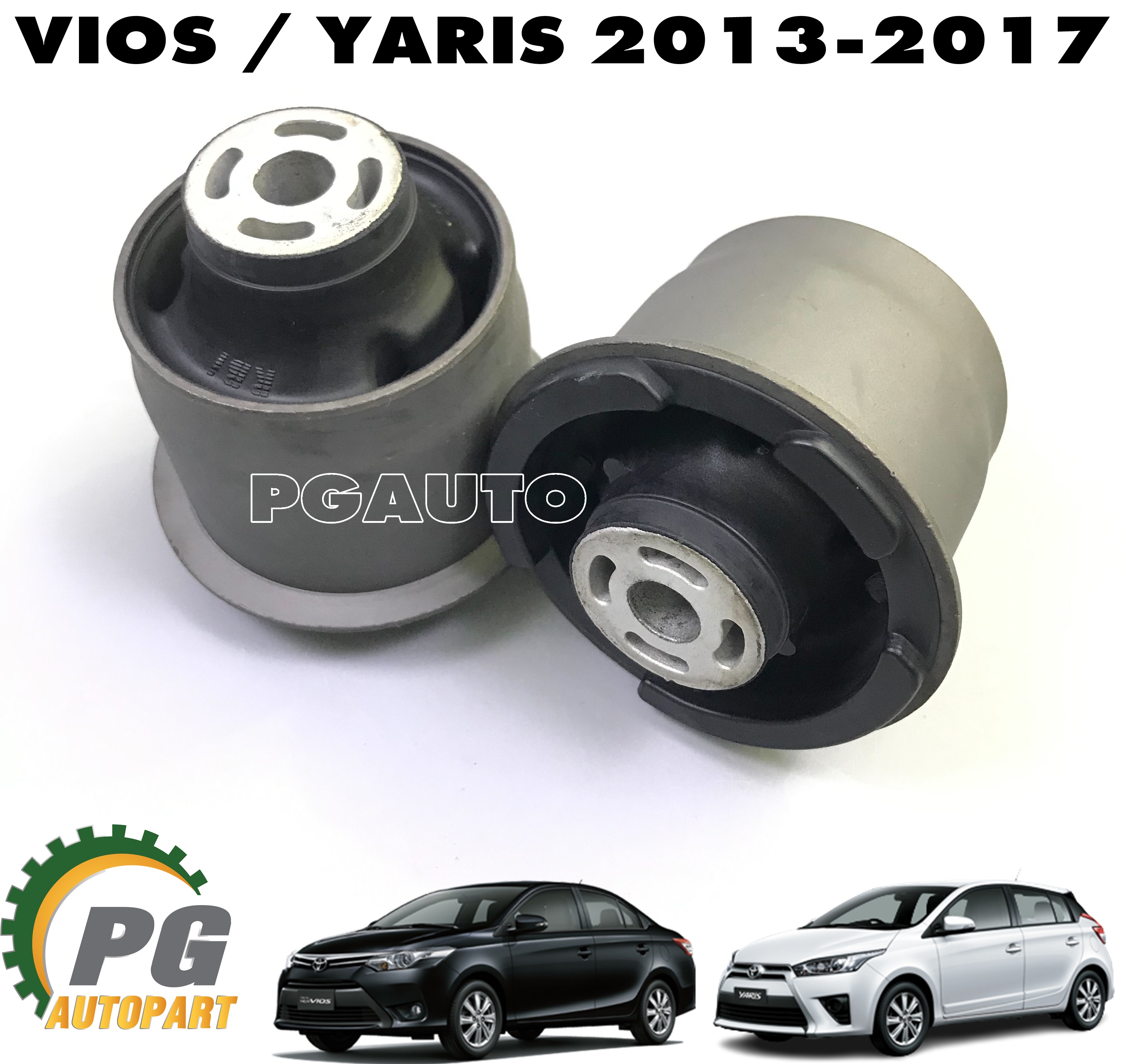บุชคานหลัง VIOS NCP150,YARIS NSP152 ปี 2013-2017 (1 คู่ = 2 ชิ้น) RBI / รูปจริง