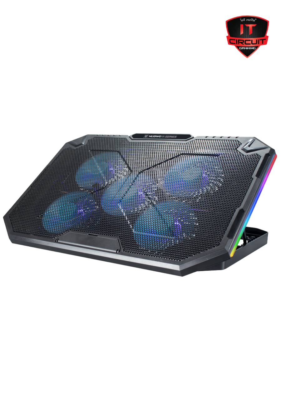 Cooler Pad (5 Fan RGB) NUBWO NX-F3 ZONIX Black SN111025A120Z