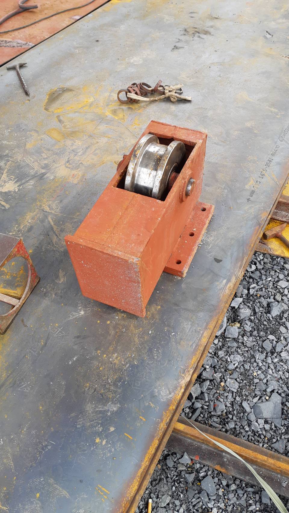 ล้อตามเครน ขนาด 284มม./plain wheel 284mm