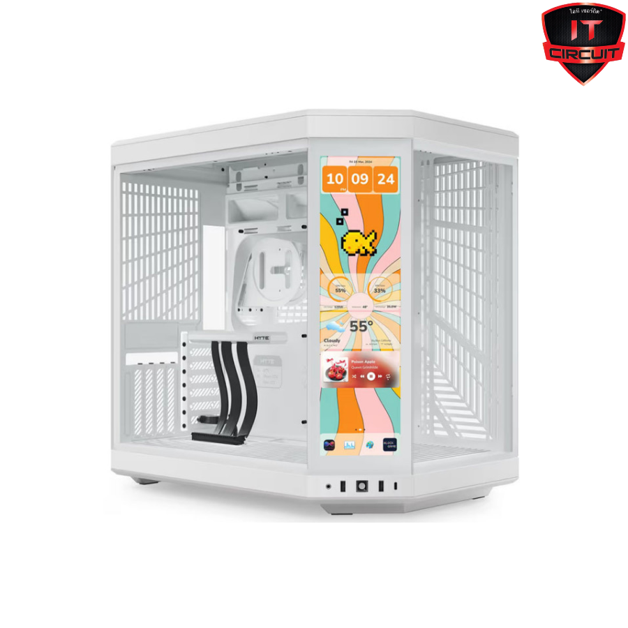 CASE (เคส) HYTE Y70 TOUCH INFINITE (SNOW WHITE) (E-ATX) SN211025B1300Y