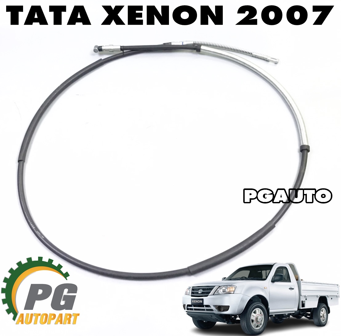 สายเบรคมือหลัง LH-RH TATA XENON ปี 2007 ขึ้นไป (1ชุด= 2 ชิ้น) แท้ / รูปจริง