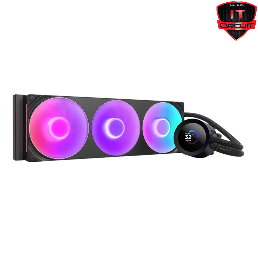 LIQUID COOLER (ชุดน้ำปิด) NZXT KRAKEN PLUS 360 RGB BLACK