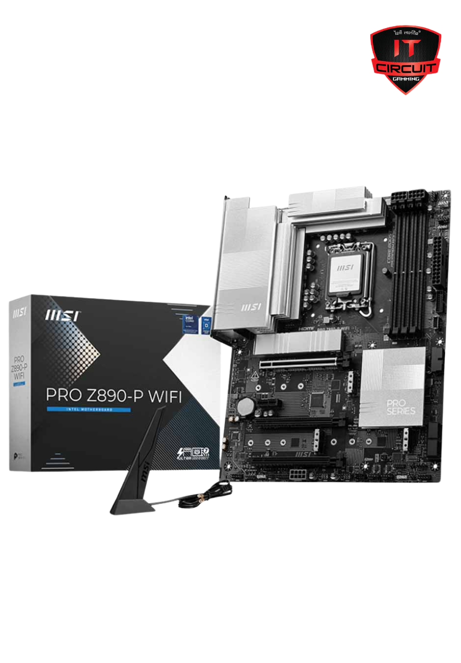 MAINBOARD (เมนบอร์ด) MSI PRO Z890-P WIFI (INTEL SOCKET 1851 DDR5 ATX) SN3110251B230Y