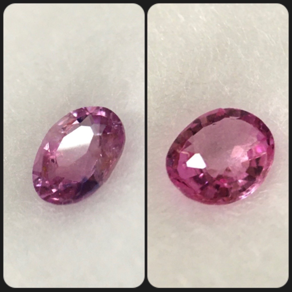 (เม็ดละ 259) PINK SAPPHIRE พิ๊งค์แซฟไฟร์แท้ 0.33 กะรัต , 0.20 กะรัต พลอยเนื้อใส สีสวย มีตำหนิเฉพาะตัว สำหรับสายสะสมของสวยแปลกค่ะ
