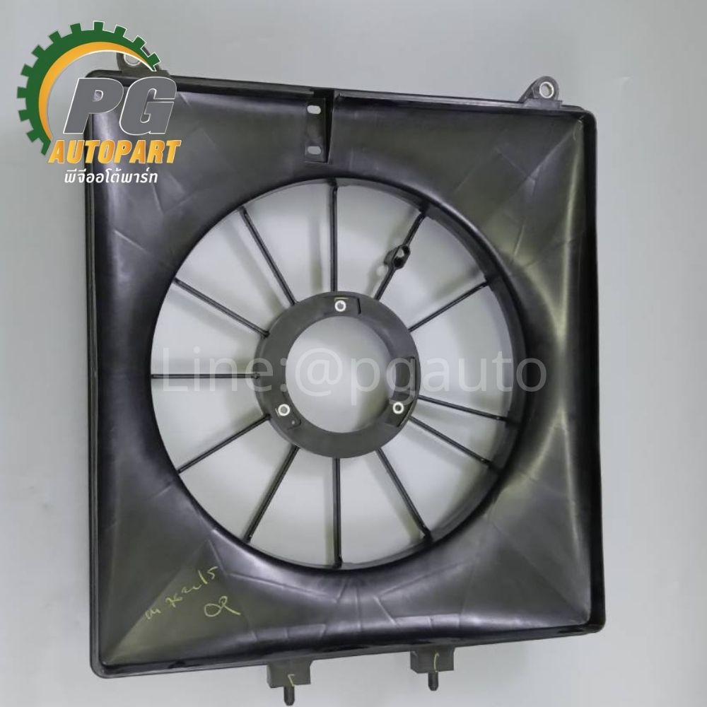 ชุดบังลมหม้อน้ำ+มอเตอร์พัดลม รุ่นมีแอร์ SUZUKI CARRY GC415 ปี 2007-2019 (1 ชุด=2 ชิ้น) แท้/รูปจริง