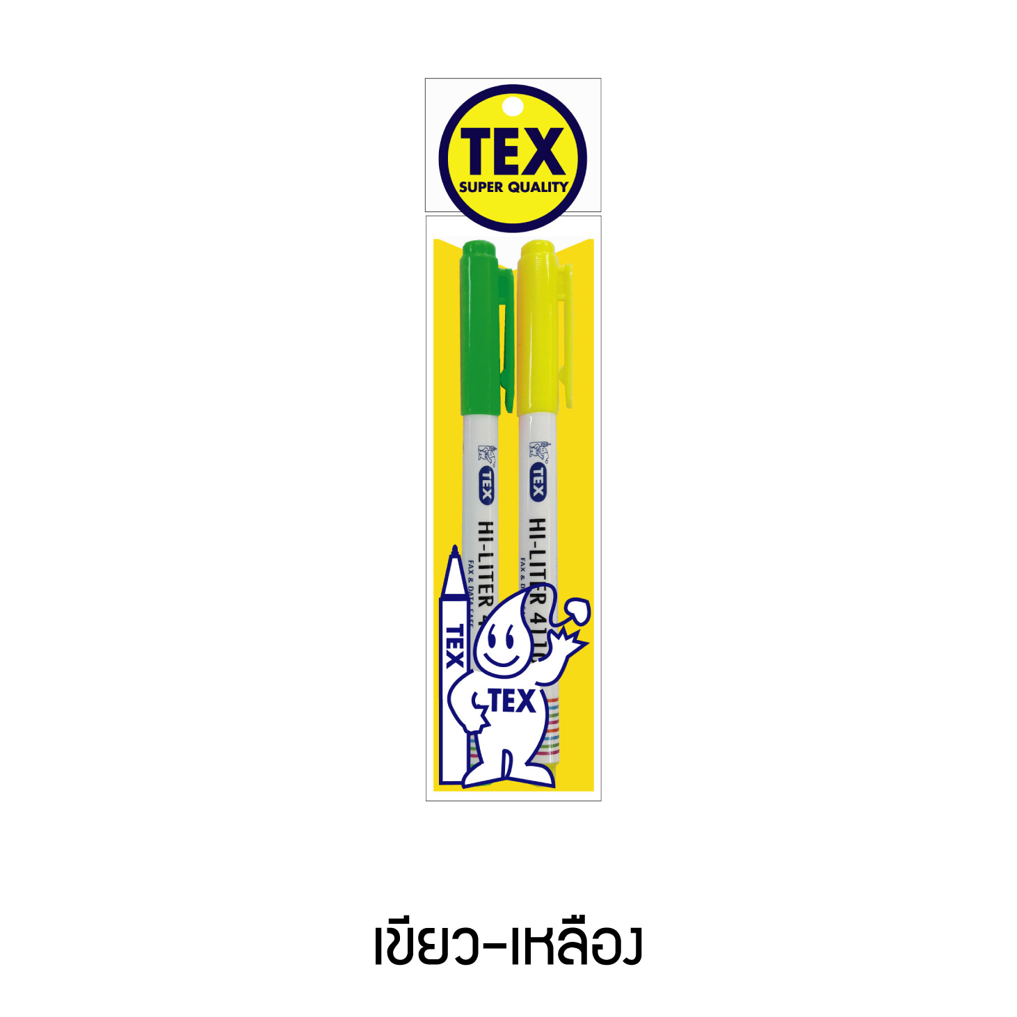 TEX HI-LITER 4110 แพ็ค 2 ด้าม (มีให้เลือก 7 สี)