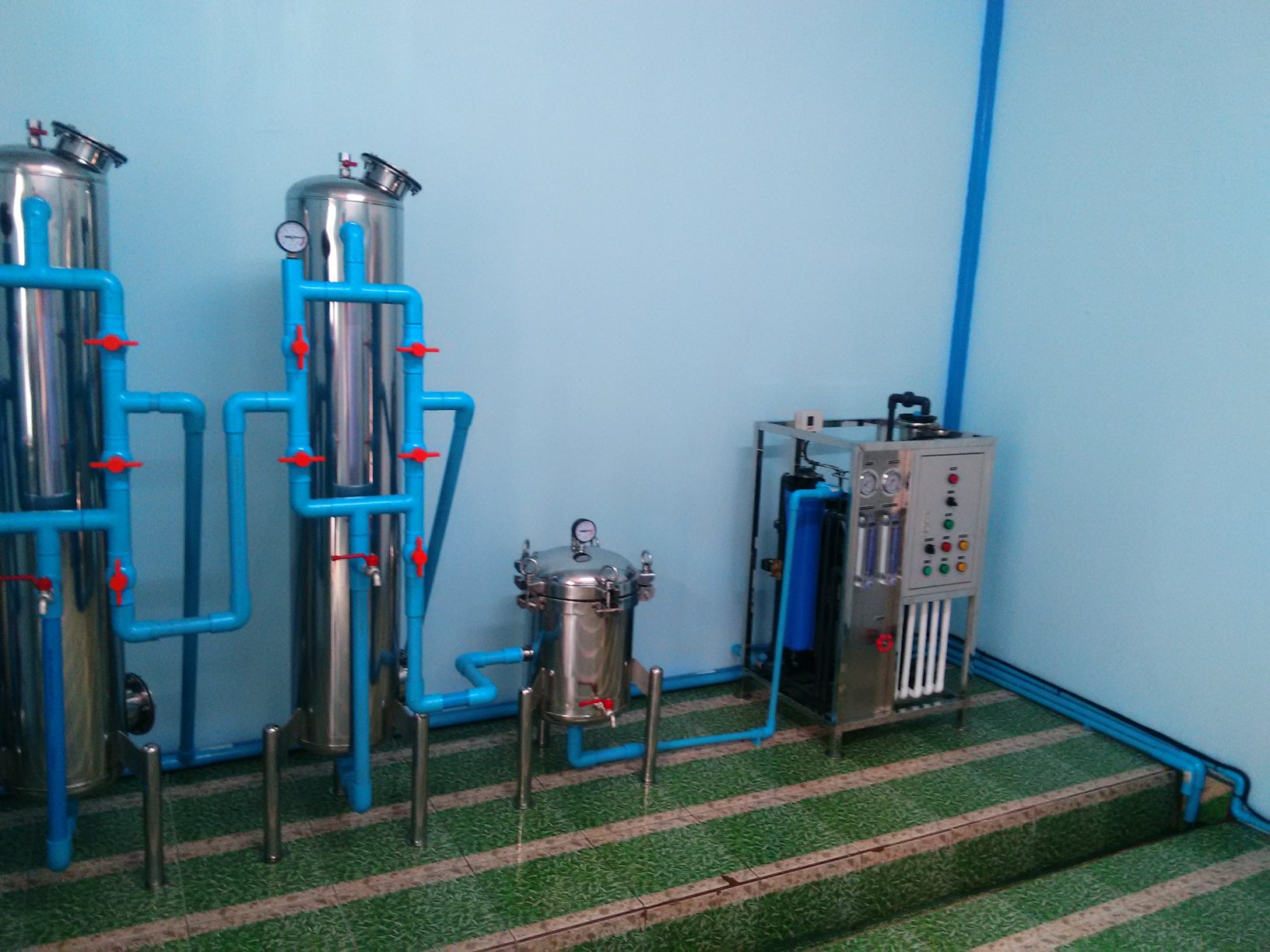 เครื่องกรองน้ำอุตสหกรรม(RO)กำลังการผลิต3,000ลิตร/วัน