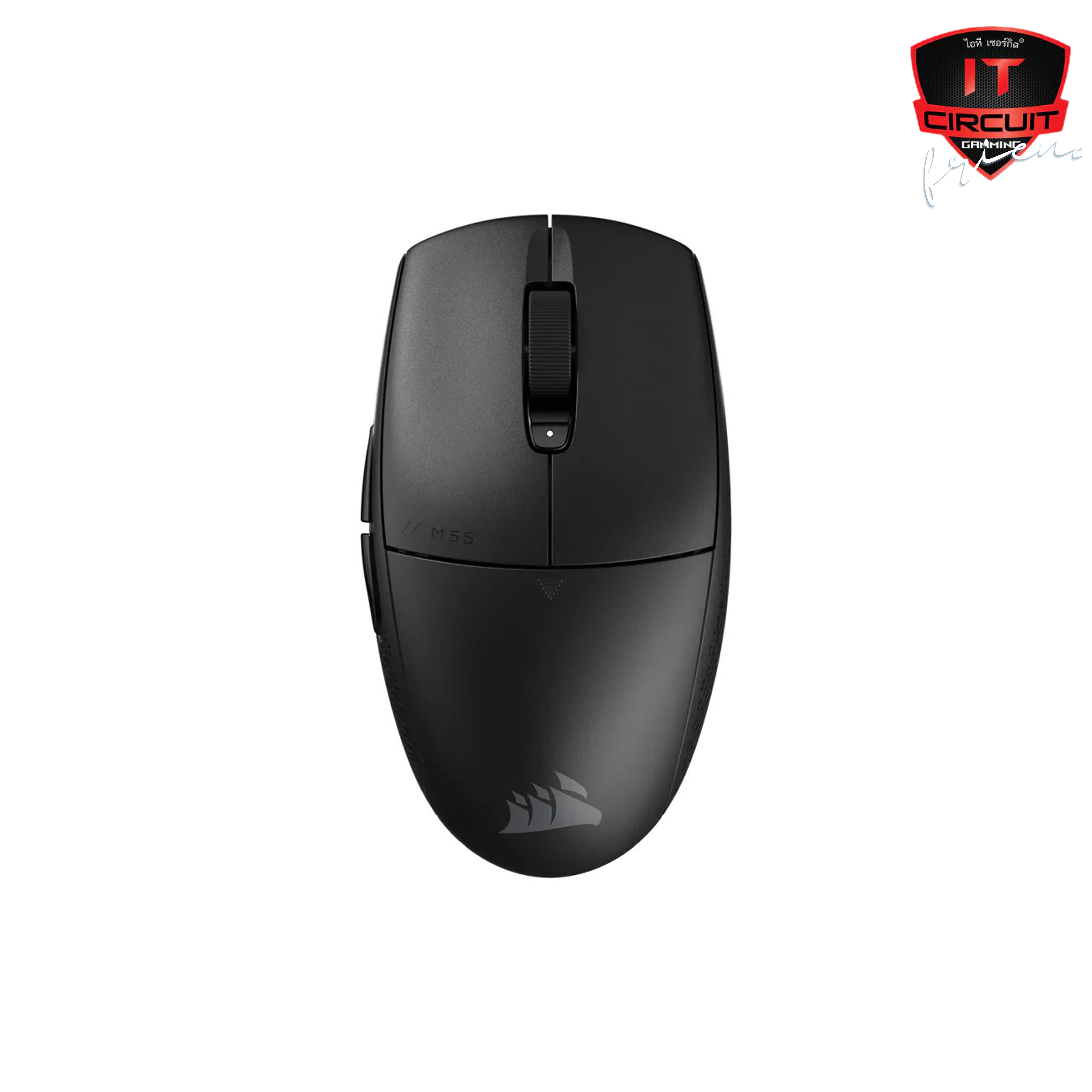 WIRELESS MOUSE (เมาส์ไร้สาย) CORSAIR M55 BLACK