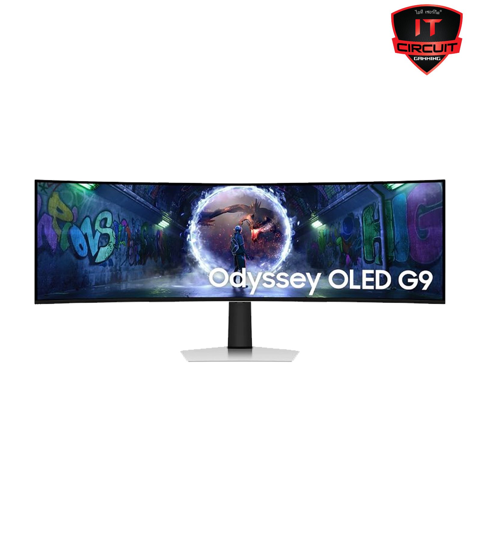 MONITOR (จอมอนิเตอร์) 49'' SAMSUNG ODYSSEY G93SD LS49DG930SEXXT (OLED, HDMI, DP, USB) CURVE 240Hz