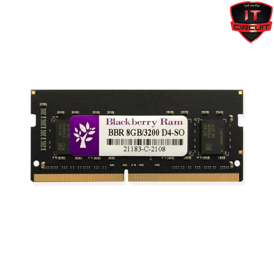 RAM (แรม) DDR4(3200, NB) 8GB BLACKBERRY 8 CHIP SN031025T10H