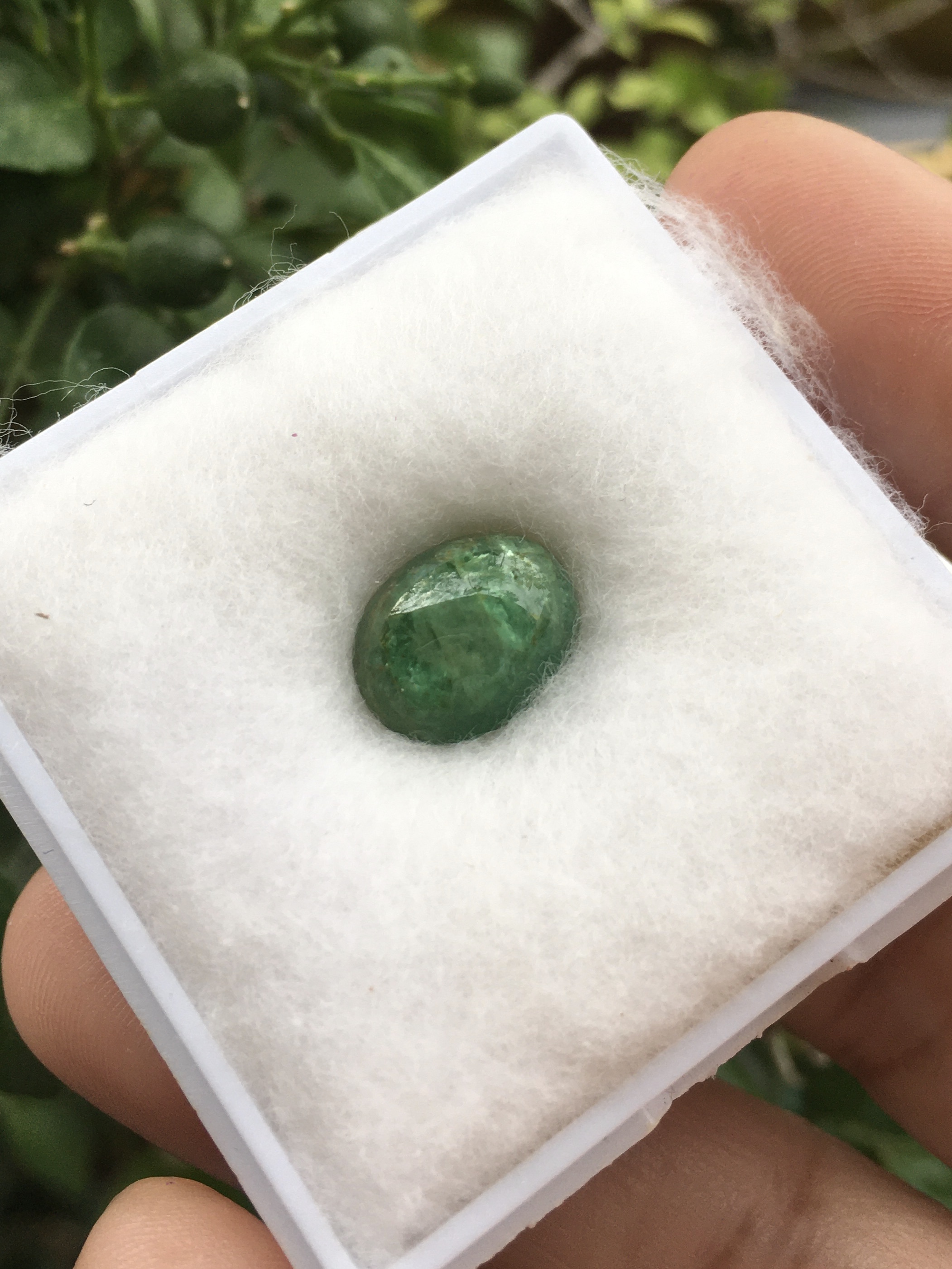 EMERALD มรกต แท้ 3.48 กะรัต พลอยแท้ สีเขียวสดสวย พลอยสวยน่าสะสม